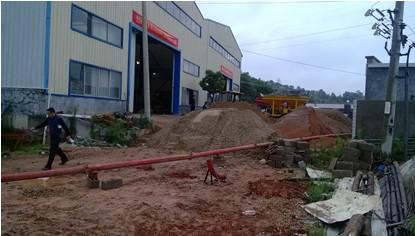 搅拌拖泵试机图3