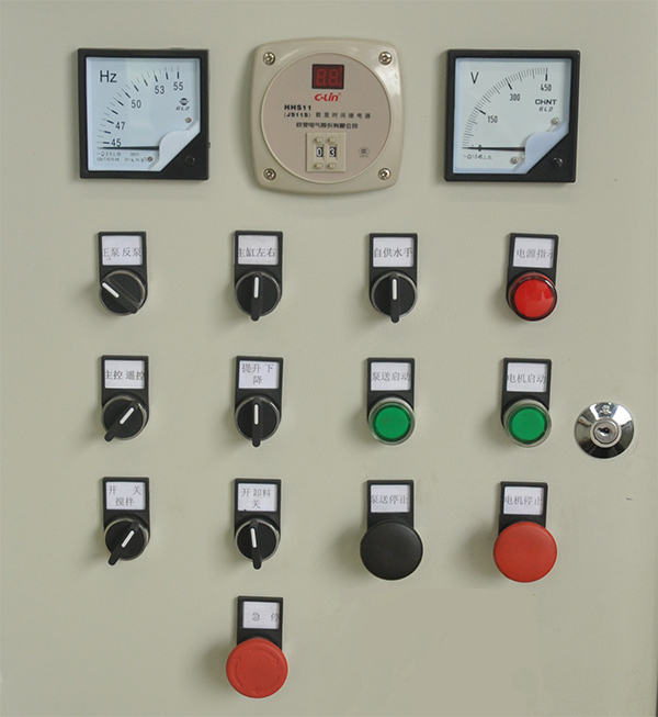 搅拌拖泵电控柜按钮功能介绍